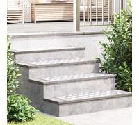 RMIHSJG Lot de 4 marches d'escalier en aluminium antidérapantes 80 x 30 cm avec surface structurée pour l'intérieur et l'extérieur, matériau robuste, imperméable, simple