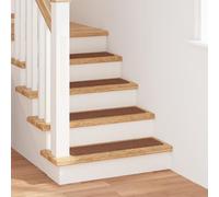 RMIHSJG Lot de 4 tapis d'escalier avec dos en latex - Jaune - 20 x 75 cm - Tapis d'escalier texturés jaunes foncés pour plus de sécurité et une touche traditionnelle - Antidérapants