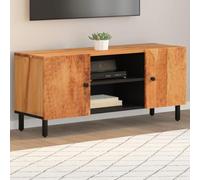 RMIHSJG Meuble TV - Buffet bas - Pour salon - 105 x 33 x 46 cm - Bois massif d'acacia