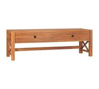 RMIHSJG Meuble TV, table basse, meuble TV, commode, 140 x 40 x 45 cm, bois de teck
