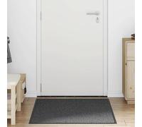 RMIHSJG Paillasson - 80 x 120 cm - Anthracite - Résistant - En polypropylène touffeté - Avec dessous antidérapant - Pour véranda et couloir - 1 pièce - Anti-saleté efficace