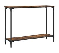 RMIHSJG Petite table d'appoint d'extérieur - Petite table de jardin - Console en chêne fumé - 101 x 30,5 x 75 cm - Pour piscine, extérieur, balcon, jardin