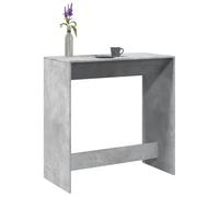 RMIHSJG Table de bar, gris béton, 102 x 50 x 103,5 cm, en matériau dérivé du bois, avec support mural, durable, robuste, facile d'entretien, polyvalente