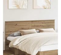 RMIHSJG Tête de lit en chêne artisanal, 200 cm, moderne, rectangulaire, facile d'entretien, design fonctionnel avec des lignes claires, matériau durable et finition élégante,