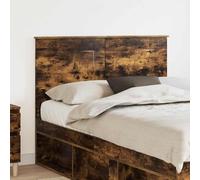 RMIHSJG Tête de lit en chêne fumé 135 cm Bois dérivé du bois moderne Tête de lit avec dos traité et lignes épurées pour une décoration élégante
