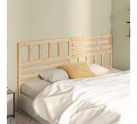 RMIHSJG Tête de lit en pin massif 186 x 4 x 100 cm pour lit sans tête de lit, design tendance pour chambre à coucher, matériau naturel avec aspect rustique, couleur élégante qui s'adapte à tout le