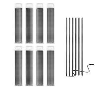 RMIVEGLIA 48 pièces mine crayon chantier 2,8 mm，HB， résistantes et durables, idéales pour le crayon de chantier, parfaites pour un marquage précis.
