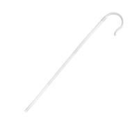 RmKbe Canne de danse pour enfants - Béquille blanche - Sceptre blanc - Accessoire de danse jazz pour enfants et adultes