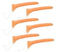 RmKbe Lot de 6 pinocchio à long nez pour Halloween, prothèse, méchante sorcière, nez d'horreur, Halloween, cosplay, fête pour enfants
