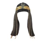 RmKbe Perruque de Cléopâtre égyptienne avec bandeau serpent pour femme - Accessoire de costume égyptien pour Halloween, carnaval, fête
