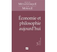 RMM 2005, n° 3 Philosophie et économie aujourd'hui - Collectif - Puf - broché - Revue