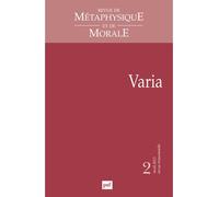 RMM 2013, n° 2 Varia - Collectif - Puf - broché - Revue