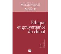 RMM 2016, n° 1 Ethique et gouvernance du climat - Collectif - Puf - broché - Revue