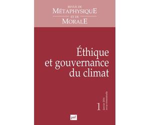 RMM 2016, n° 1 Ethique et gouvernance du climat - Collectif - Puf - broché - Revue