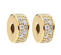 RMMY Abalorio Charm 925 Perles En Argent Sterling Pour Breloque Compatible EuropéEn Bracelets Collier Gold Clip Stopper Perles Oxyde Zirconium NoëL Saint Valentin Cadeau FêTe MèRes Femmes Filles