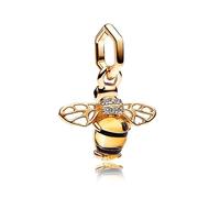 RMMY Bracelet En Argent Sterling 925 Pour Femme, Collier, Animal, Abeille, Breloque En Or, FêTe Des MèRes, Avec Zircone