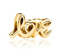 RMMY Bracelet En Argent Sterling 925 Pour Femme, Collier Avec Lettre Love, Breloque DoréE Pour La FêTe Des MèRes Et Zircone