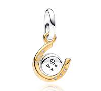 RMMY Bracelet En Argent Sterling 925 Pour Femme, Collier, Disque, Fer à Cheval, Breloque En Or, FêTe Des MèRes, Avec Zircone