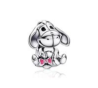 RMMY Breloques Âne en argent sterling 925 pour bracelets et colliers européens cadeaux de Noël Halloween Saint-Valentin anniversaire pour femme.