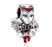 RMMY Perles en argent sterling 925 Breloque Guerrier super puissant pour bracelet et collier