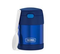 Thermos RMOVR KIDS FUNTAINER FOOD JAR Récipient isotherme pour enfants, 0,30 l, bleu marine, avec cuillère pour enfants, 5 h chaud/7 h froid, absolument étanche pour soupe, céréales, pause