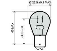 Rms Ampoule 12v 21/5w Ba 10 Unités