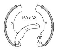 Rms Classic Plaquettes De Frein Piaggio Ape 50cc 225120220