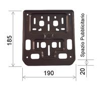 Rms Classic Support De Plaque D´immatriculation Standard 142700010