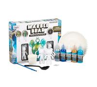RMS International Craft Hub Marble Bear Series 1 Kit de porte-clés verseur en marbre Design/Paint Your Own Bear Kids Art & Craft Craft 8+ Years (métallique)