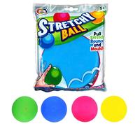 RMS International Recevez 1 balle extensible Toy Hub Idéal pour se détendre. Lancer, rebondir, mouler ou presser Couleurs assorties, 1 envoyé au hasard.