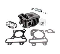 Rms Piaggio 4t 50cc 39mm 100080102 Cylinder Kit Argenté