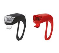 RMS Kit phares girino avant + arrière silicone noir/rouge (Kit lumières)/girino Front + Rear Silicon LED Light Set Black/Red (Light Kit)