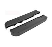 RMS Paire de repose-pieds pour Piaggio Si FL noires (profils et bandes)