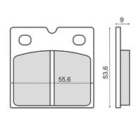 Rms Plaquettes De Frein Frittées Bmw R65 650cc 225103153
