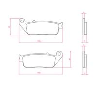 Rms Plaquettes De Frein Frittées Kymco Downtown 300 225103953