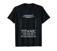 RMS Titanic 1912 Illustration de Nuit de l'Atlantique T-Shirt