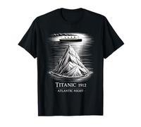 RMS Titanic 1912 Illustration Technique à pan coupé T-Shirt