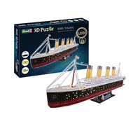 Revell Puzzle 3D RMS Titanic 00154 – Édition LED Noir/Rouge – 1000 pièces