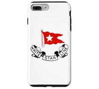 RMS Titanic White Star Line - Drapeau Rouge avec Logo étoile Coque pour iPhone 7 Plus/8 Plus