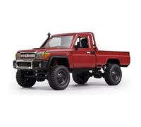 RMT MODELS Toyota Land Cruiser | Voiture télécommandée RC 1:12 | 4WD Crawler Pickup | Commande 2,4 GHz 100 m | Lumière LED | Li-Ion 7,4 V 500 mAh 30 min | Kit complet RTR tout-terrain (Rouge)