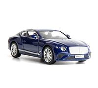 RMZ City 1:36 Compatible avec voiture en alliage moulé sous pression Bentley Continental GT, véhicules à tirer vers l'arrière pour tout-petits, enfants, garçons et filles, cadeau bleu