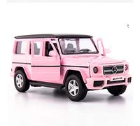 RMZ City Voiture de moulage Mercedes Benz G63 à l'échelle 1/36, en alliage de zinc pour enfants, véhicules à tirer vers l'arrière pour tout-petits, enfants, garçons et filles (rose)