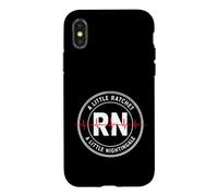 RN drôle Disant « Petit rossignol à cliquet » Coque pour iPhone X/XS