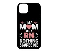 RN Nursing Mom, Jolie infirmière autorisée Coque pour iPhone 14 Plus