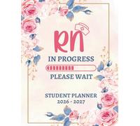 RN Registered Nurse in Progress 2026-2027 Monthly Planner: Two Years Organizer Gifts For Women and Nursing Students | Large Print 8.5x11 Inches