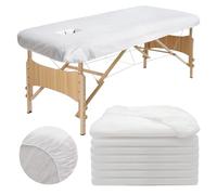rngwaper 30pcs Draps Housses Jetables pour Table de Massage, Imperméables Housses de Lit de Massage Jetables Drap Housse Jetable pour Table de Massage, Spa, Beauté, Tatouage - 90 x 215cm