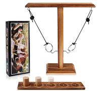 RNHDLY Hooks Ring Toss Game, Ring Toss Hook et Ring Indoor, Ring Toss Game, Toss The Ring, Ring Toss Hook pour l'intérieur et l'extérieur, parfait pour les fêtes et les familles