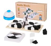 RNHDLY Puzzle en Bois à Blocs Cachés avec 40 Défis et Snatch Bell | Brain Puzzle, Bloc de Bois Caché, Jeu de Puzzles IQ - Puzzle en Bois, Logique & la Pensée Spatiale