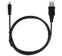 Rnitle Câble USB compatible avec Panasonic/Lumix/Nikon DMC-FZ1000 -FZ300 -FZ200 -FZ72 -FZ70 DMC-FT5 -FT30 Charge USB Data données,1,5 m(Noir)