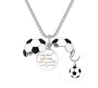Rnivida Collier avec pendentif gravé avec verset de la Bible chrétienne pour contenir des photos à l'intérieur pour homme et femme, Moyen, Métal, Pas de pierre précieuse